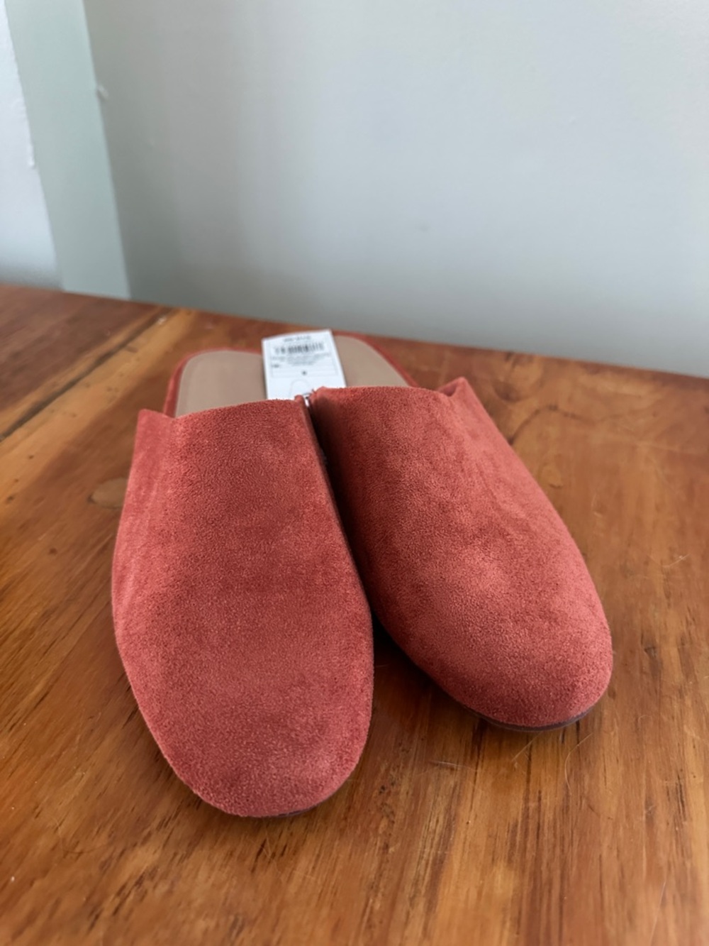 a new day Rust Suede Slip-On Mules